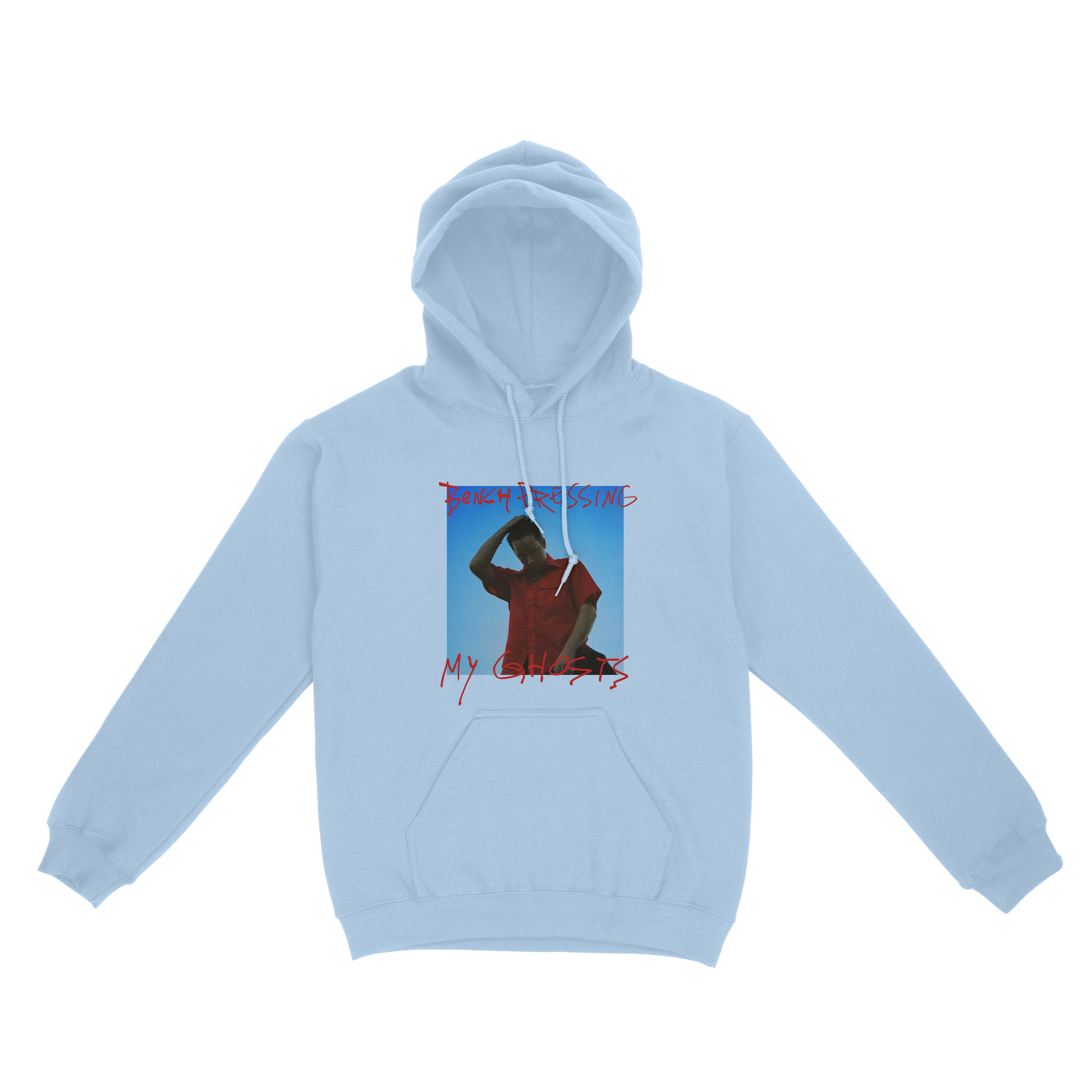 Cover Hoodie (White/Blue)