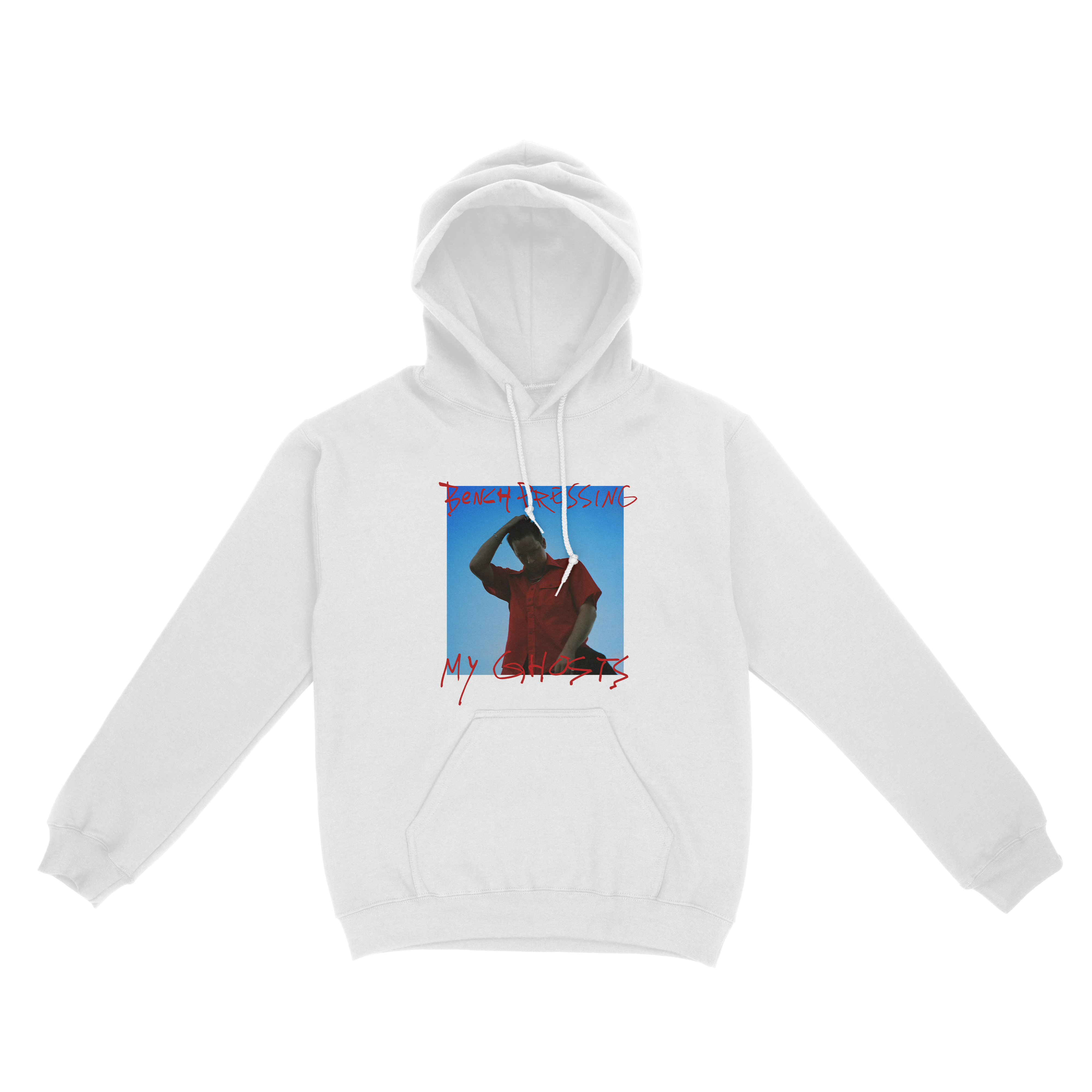 Cover Hoodie (White/Blue)